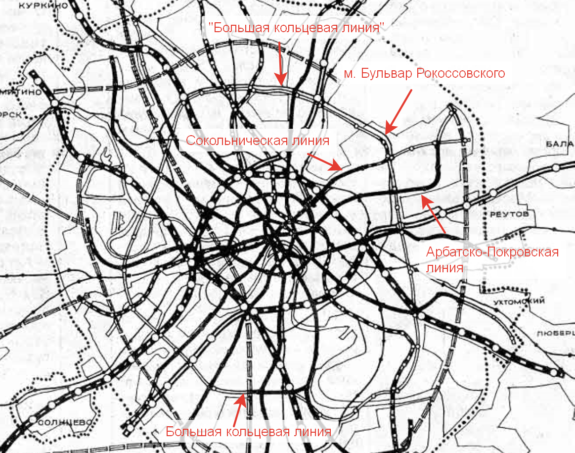 Схема метро сокольническая линия