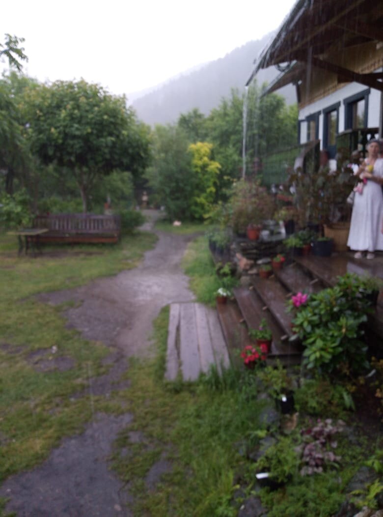 Ливень из укрытия