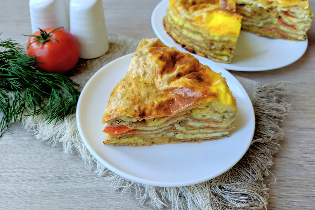 Пирог из лаваша