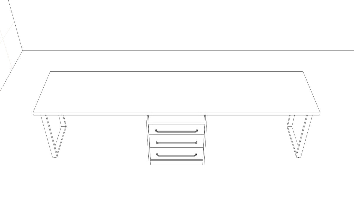 Как начертить стол
