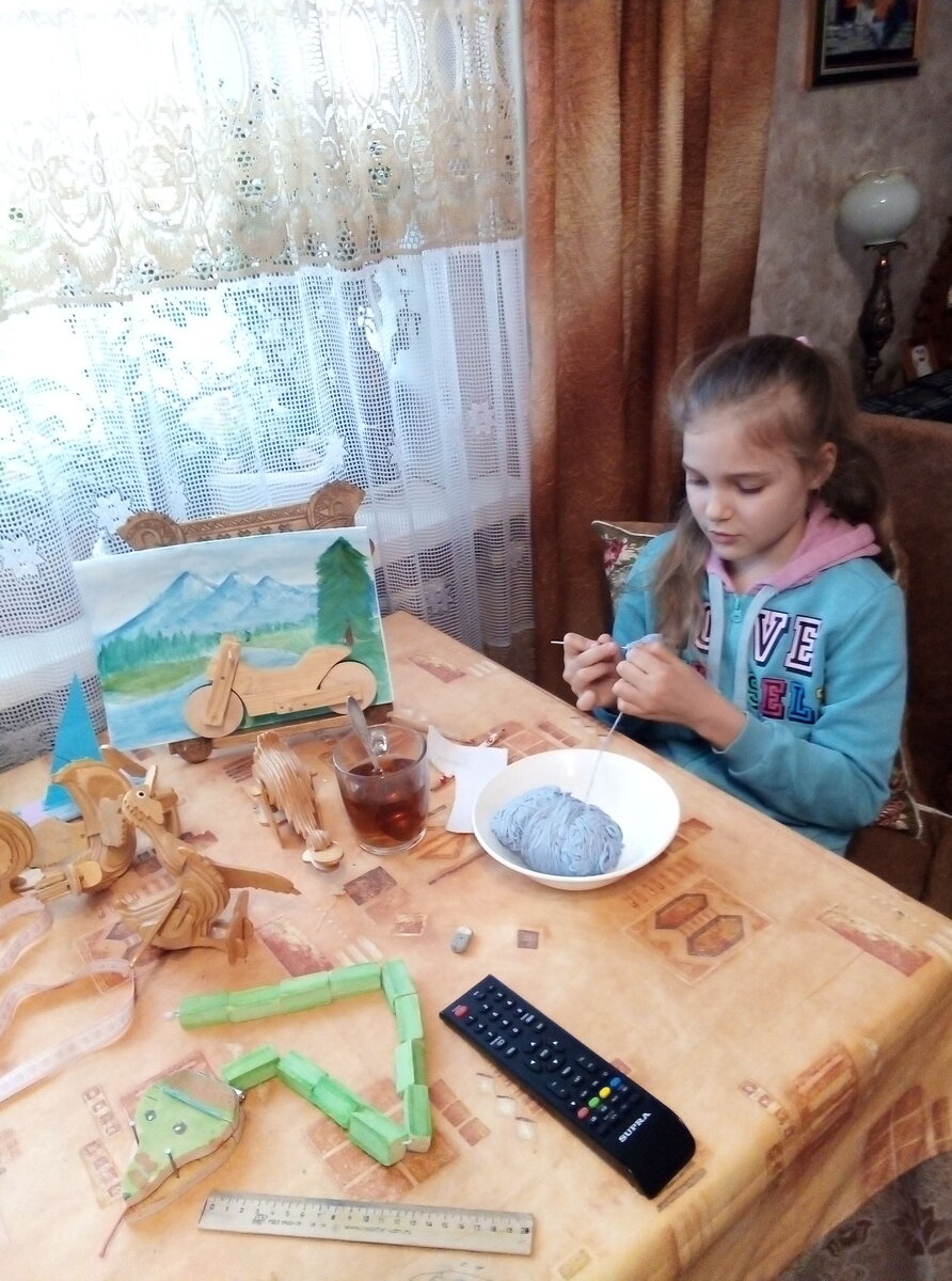 Сегодня вяжу подстилку для кота Сени!
