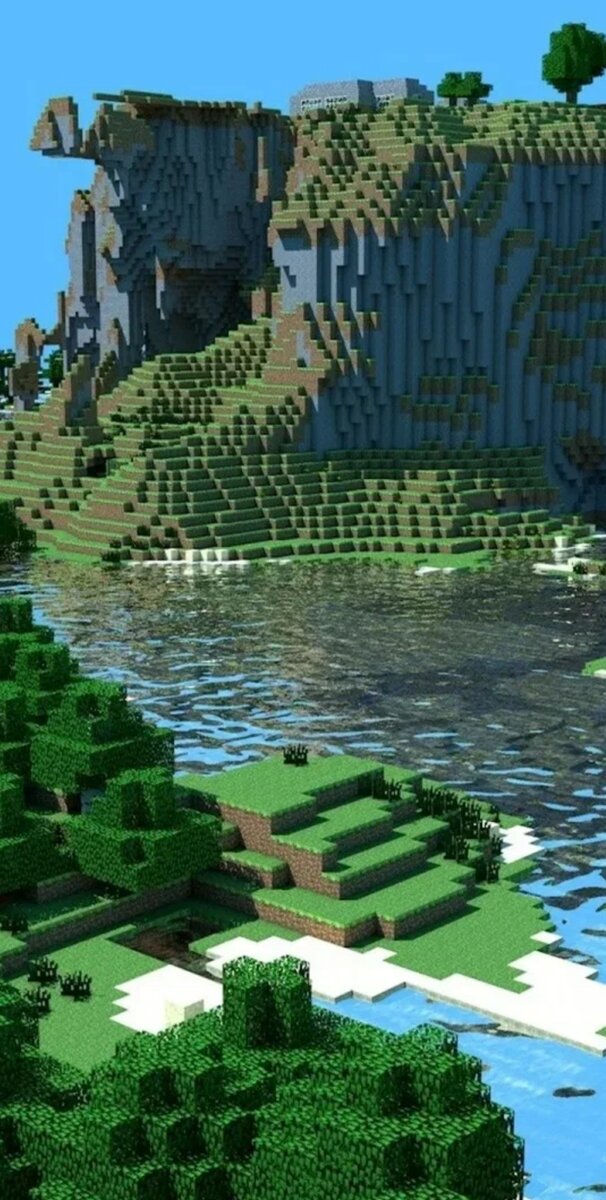 Пример локации из Майнкрафта