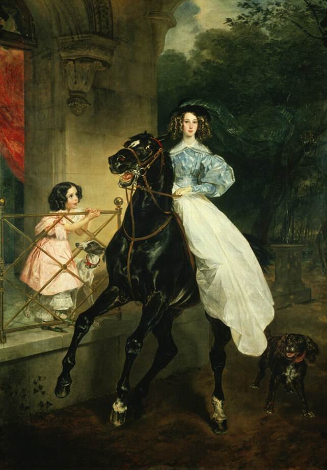 Карл Брюллов. «Всадница», 1832 год. 