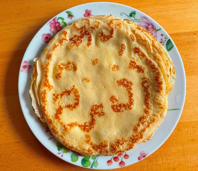 Блины из одного яйца