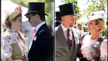 Сказочно день королевских скачек Royal Ascot 2022, красивые члены королевской семьи в первый. И королевы Елизаветы, отсутствие кембриджских.