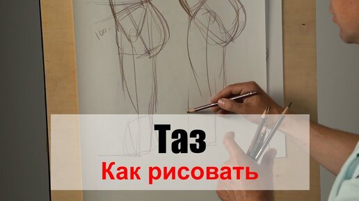 Как рисовать Таз часть 1 - А. Рыжкин