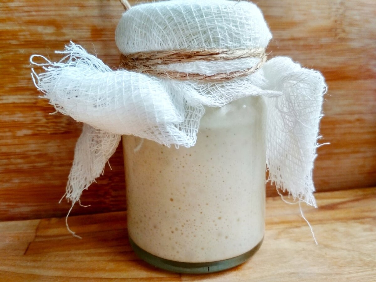 Пшеничная закваска. Фото автора.