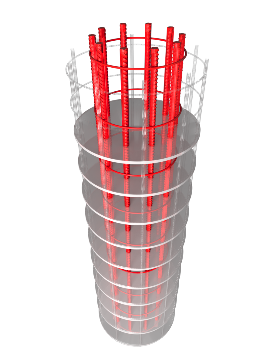 Каркас для буронабивной сваи