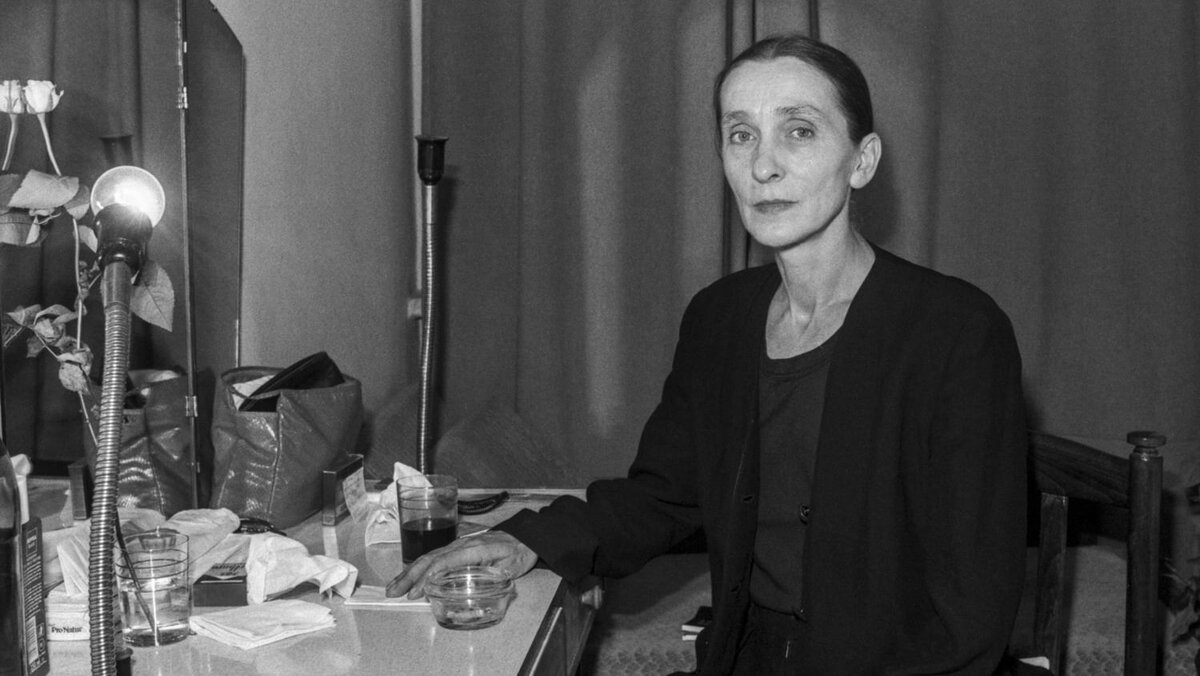 ТАНЦОВЩИЦА ПИНА БАУШ. 1993 ГОД. ФОТОГРАФИЯ: МИКЛЯЕВ СЕРГЕЙ / ТАСС
