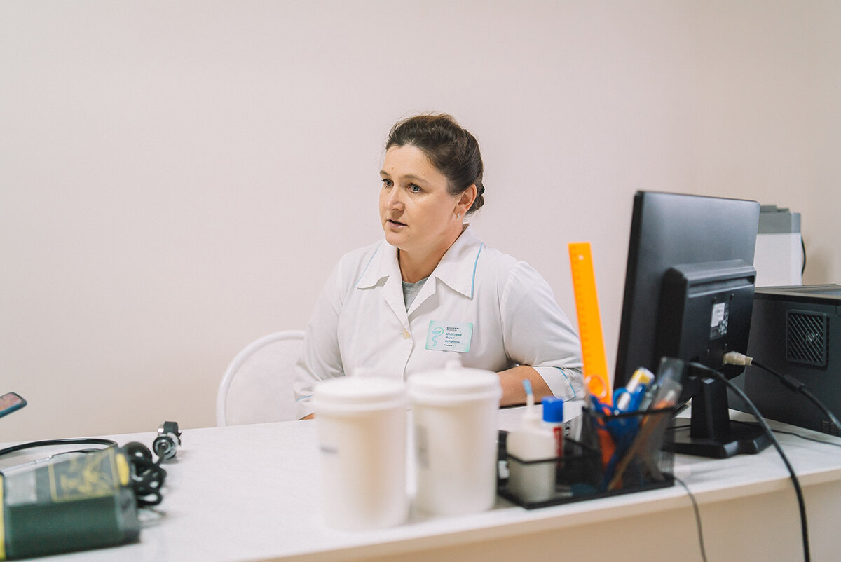 Мария Шепелина, фельдшер ФАП в деревне Лубягино