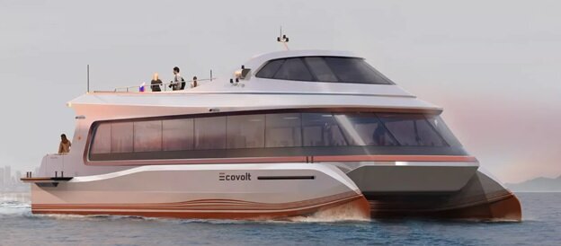 Эковольт 2.0 – российский электро катамаран для перевозки пассажиров