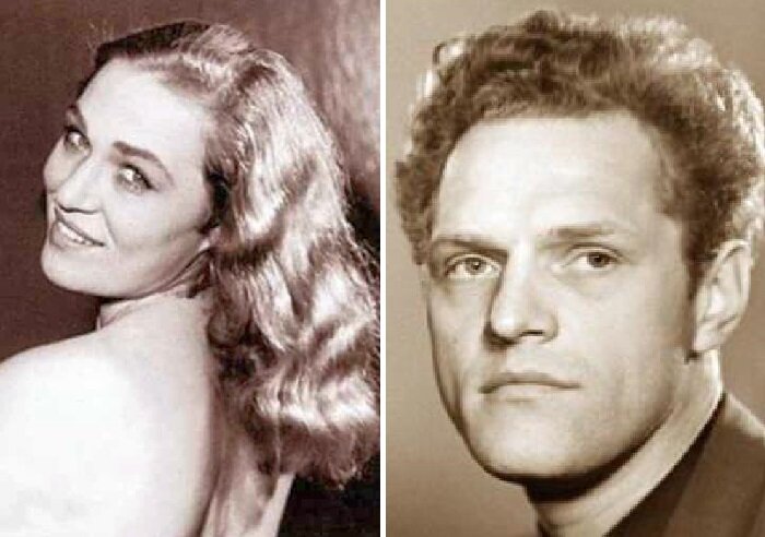 Римма и Леонид Марковы в молодости