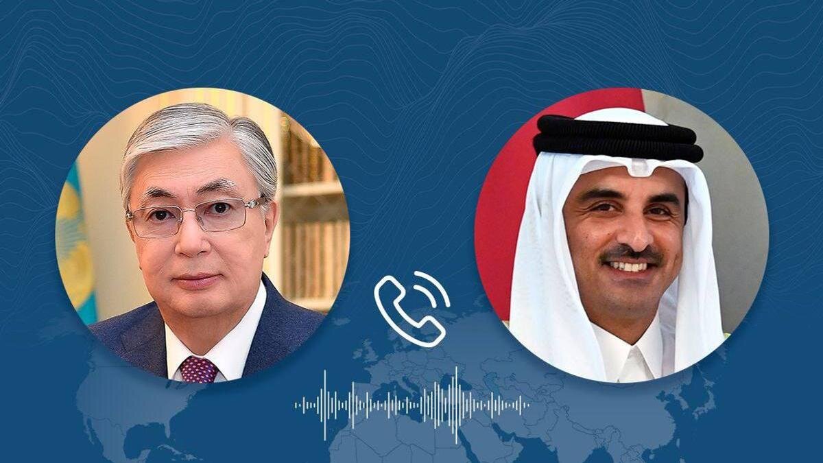    Касым-Жомарт Токаев провел телефонный разговор с шейхом Тамимом бен Хамадом Аль Тани:t.me/bort_01