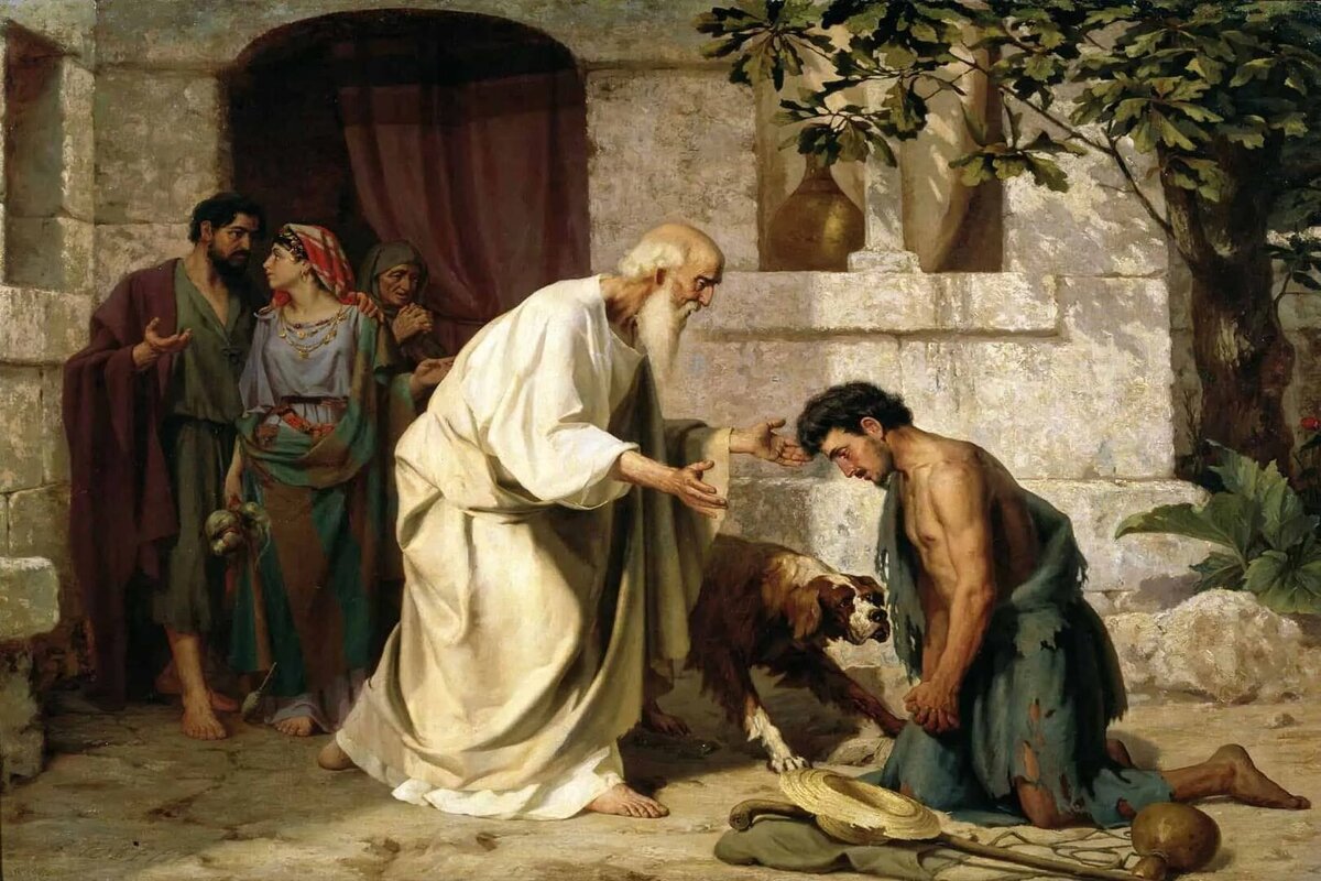 Николай Лосев. Блудный сын. 1882 год. 