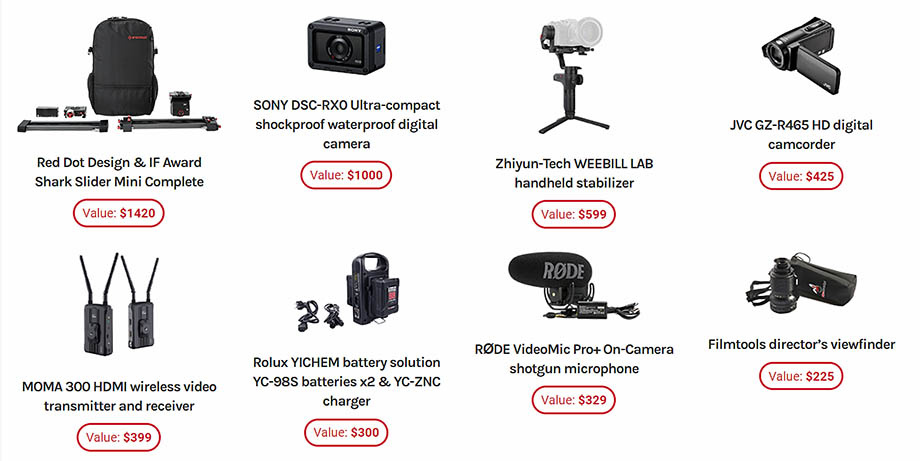 2-е место – комплект оборудования на $4100: