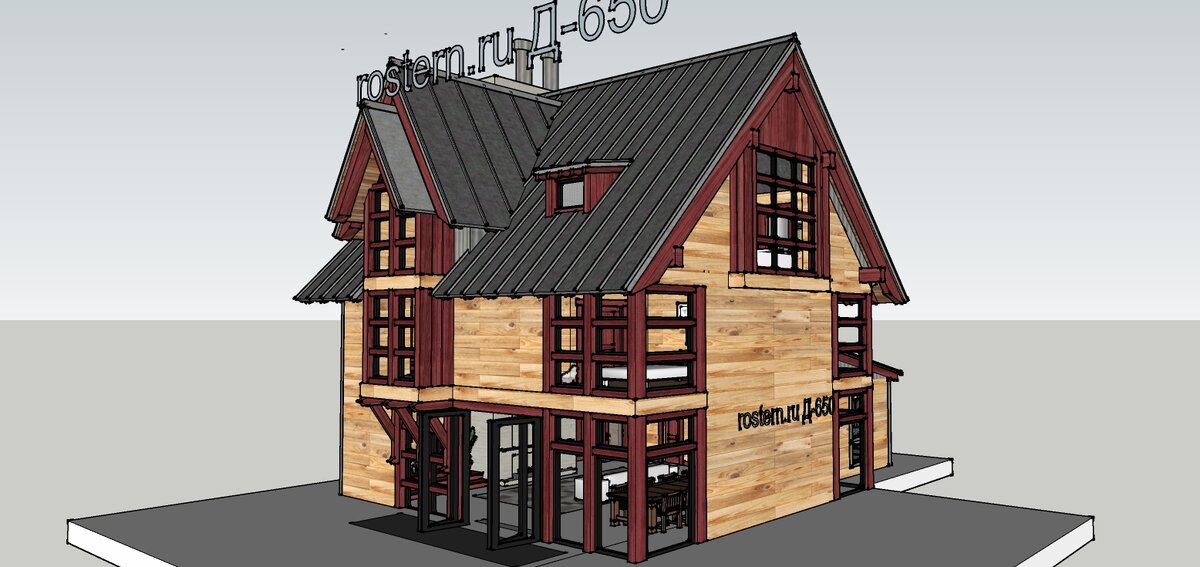 Источник фото https://rostern.ru/catalog/proekt-derevyannogo-doma-6-7h7-2-d-650/