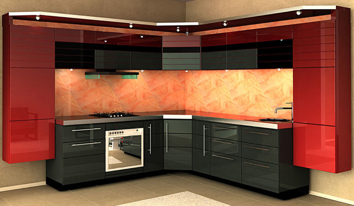 Кухня МДФ в эмали: плюсы и минусы крашеных фасадов | Лучший выбор: пленка или эмаль? | Глянец и матовый дизайн кухонь (53 фото)