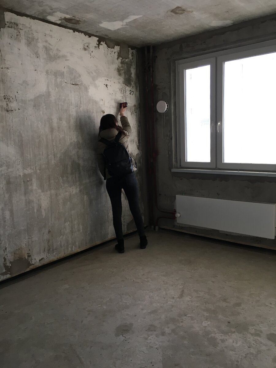 Процесс обмеров квартиры