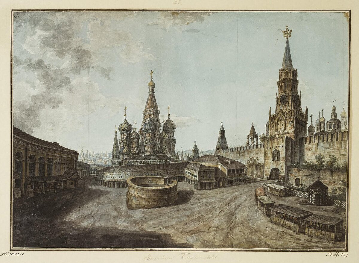 Картина лобное место красная площадь