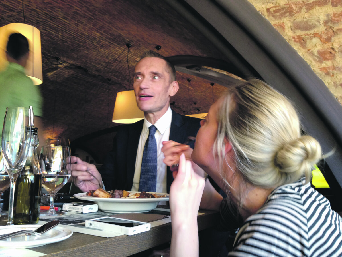 Георгий Гурьянов и Ирина Сокол во время съемок фильма