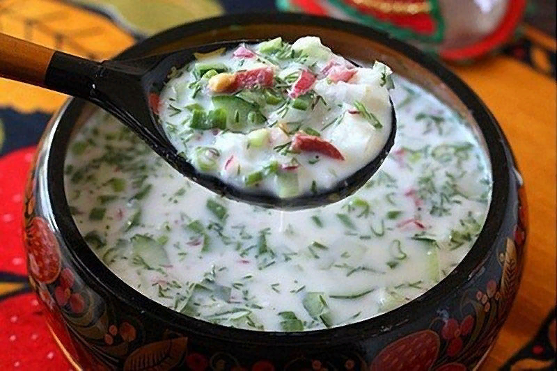 традиционная русская окрошка