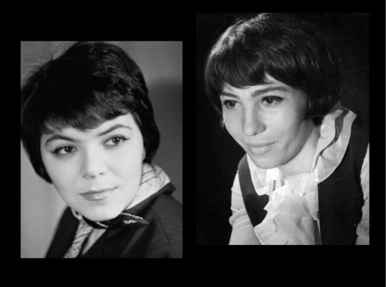 Майя Кристалинская (слева) и Елена Камбурова (справа).