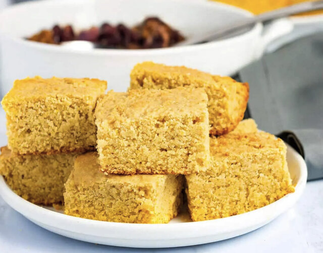 Веганский кукурузный хлеб без глютена, без молочных продуктов и без яиц