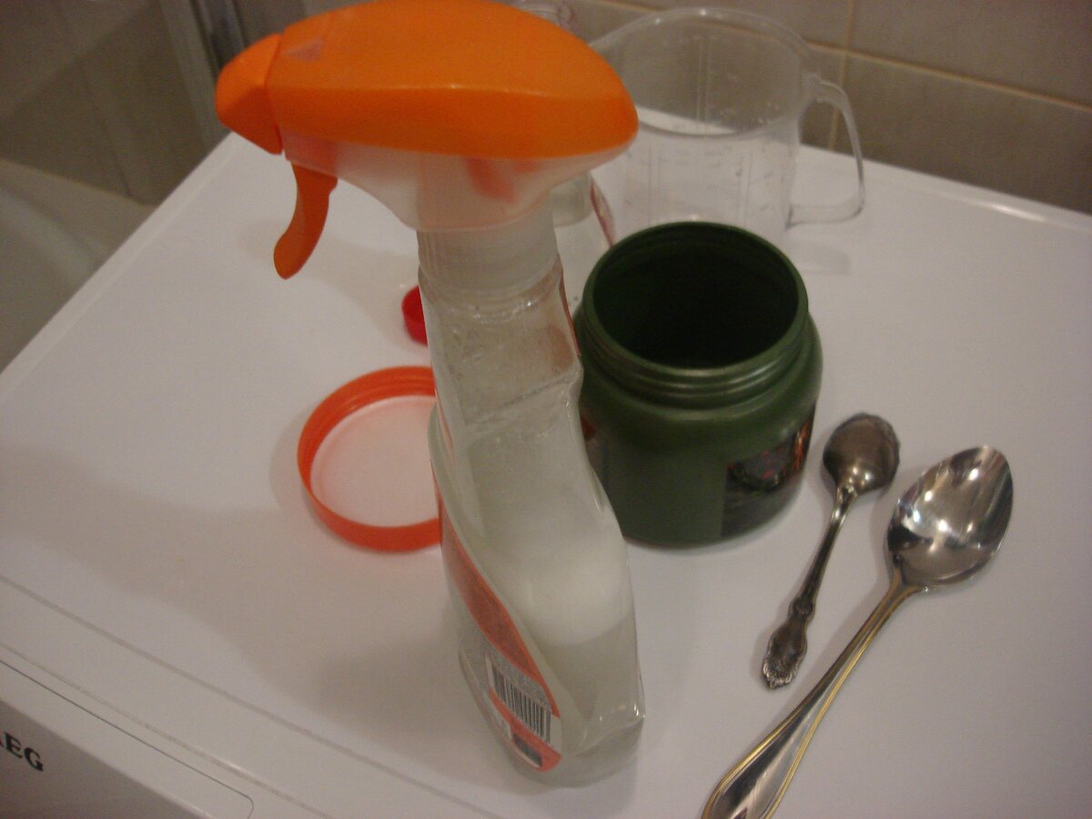 Фото сделано автором (добавила уксус и взболтала)