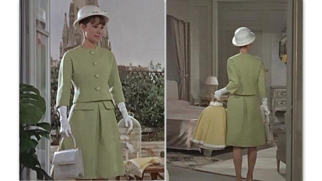 Одри Хепберн в костюме Givenchy в фильме «Париж, когда там жара» 