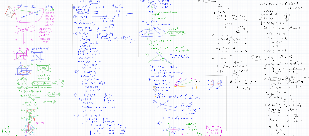 Одна из виртуальных интерактивных досок, на которых мы работаем с учениками