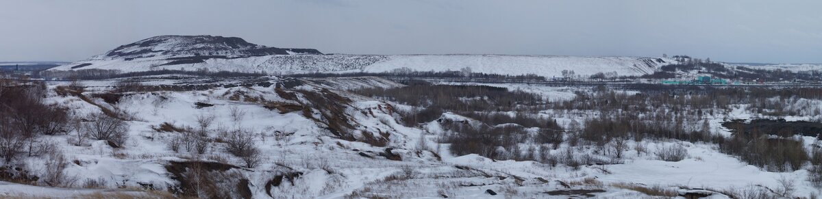 Зимняя панорама Акчурлинского лога в 2015 г.