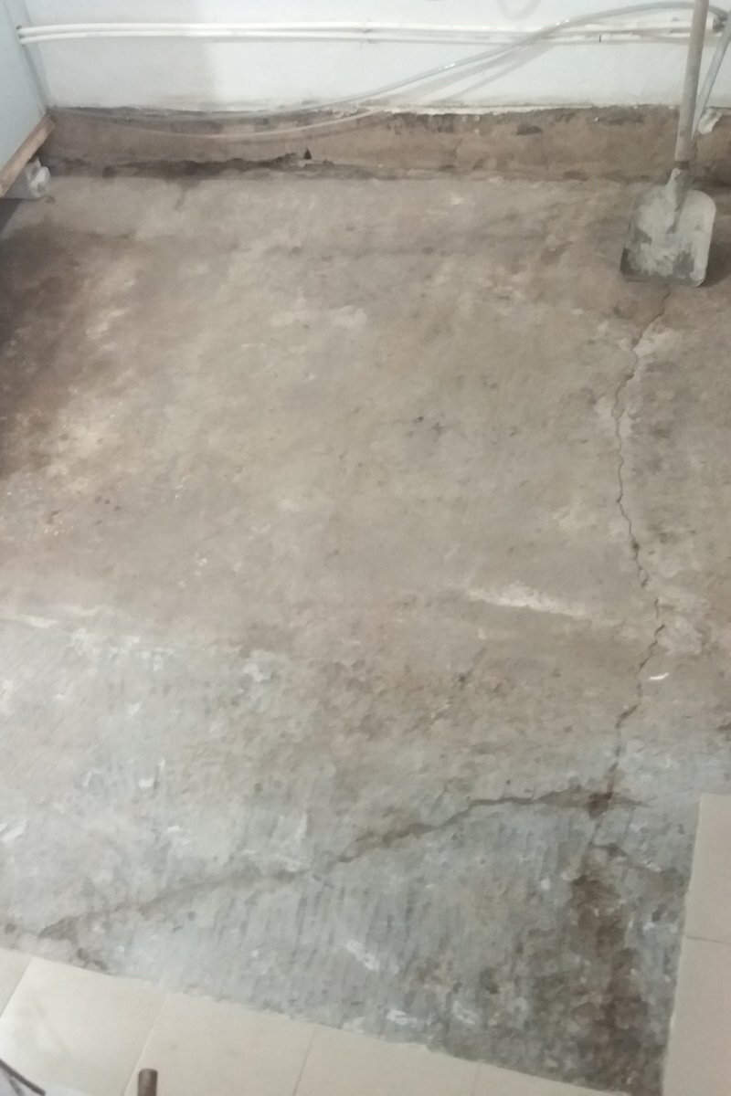 бетонная стяжка.