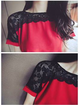 Блузка с коротким рукавом