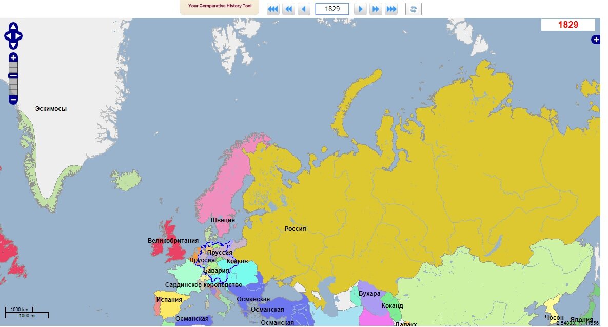 Geocron com карта