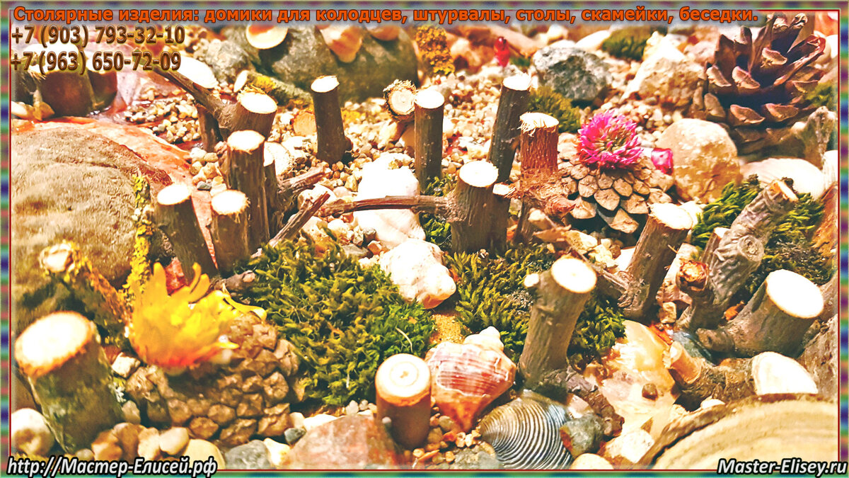 Диорамой подводный мир.