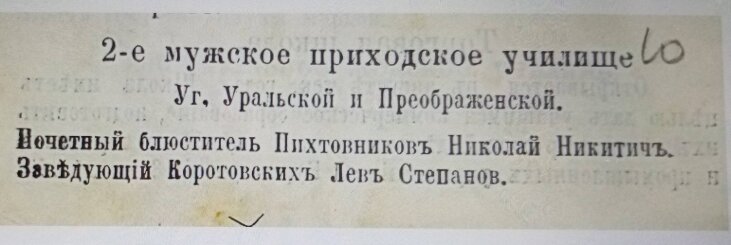 Страница из справочника: Весновский, В. А. Весь Челябинск и его окрестности : карманный справочник / [В. А. Весновский]. – Челябинск : Типография Л. Б. Бреслиной,  1909 г. 