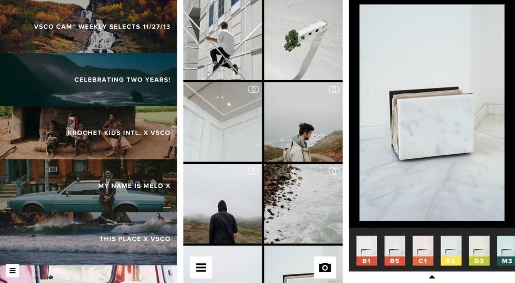 Фоторедактор VSCO Cam от компании Visual Supply Co — лучший инструмент для обработки снимков на смартфонах и планшетах под управлением iOS и Android. Все дело в том, что над ним работают профессиональные фотографы, в первую очередь создающие дорогостоящие инструменты для таких же профессиональных фотографов по всему миру. Мобильное приложение скорее напоминает хобби, но в нем чувствуется не менее серьезный подход. Инструменты для ретуши и тонкой настройки изображения, красивые и качественные фильтры, коллаборации и популярными фотографами и брендами по созданию новых эффектов – все это делает VSCO Cam лучшим выбором для обработки мобильных фотографий. Отдельно стоит отметить встроенную камеру и возможность публикации снимков в собственную фотографическую соцсеть VSCO Cam. 