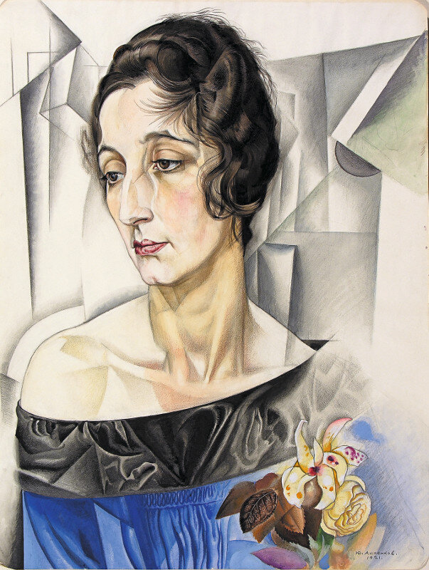 Ю.П. Анненков. Портрет Марии Соколовской