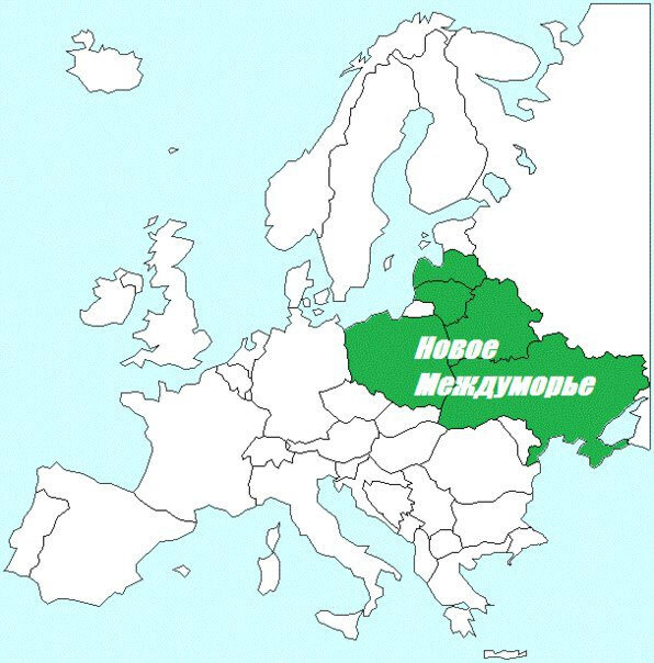 Карта великой польши от моря до моря
