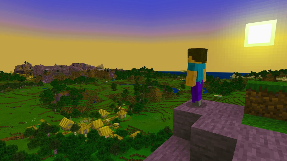 Майнкрафт-песочница,где нет ничего,кроме твоего воображения