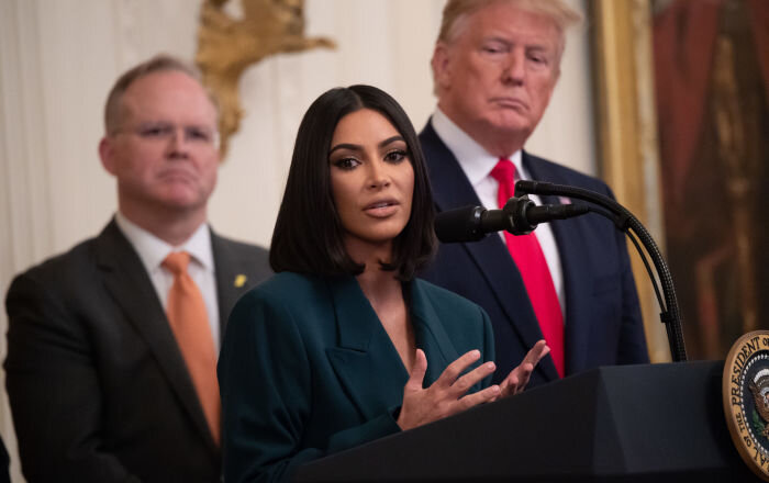 Трамп и Ким Кардашьян