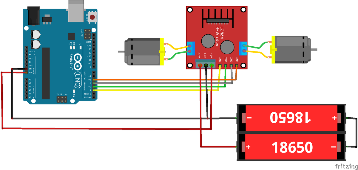 Драйверы двигателя L298N, L293D и Arduino Motor Shield