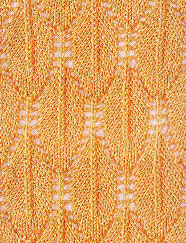 Ажурный узор спицами 76