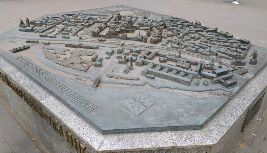 Модель центра города. Фото автора