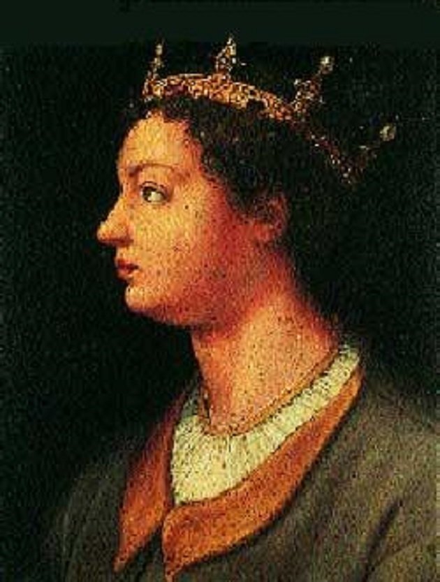 Владислав I Дюраццо (1377-1414) последний представить Анжу-Сицилийской династии Капетингов.
