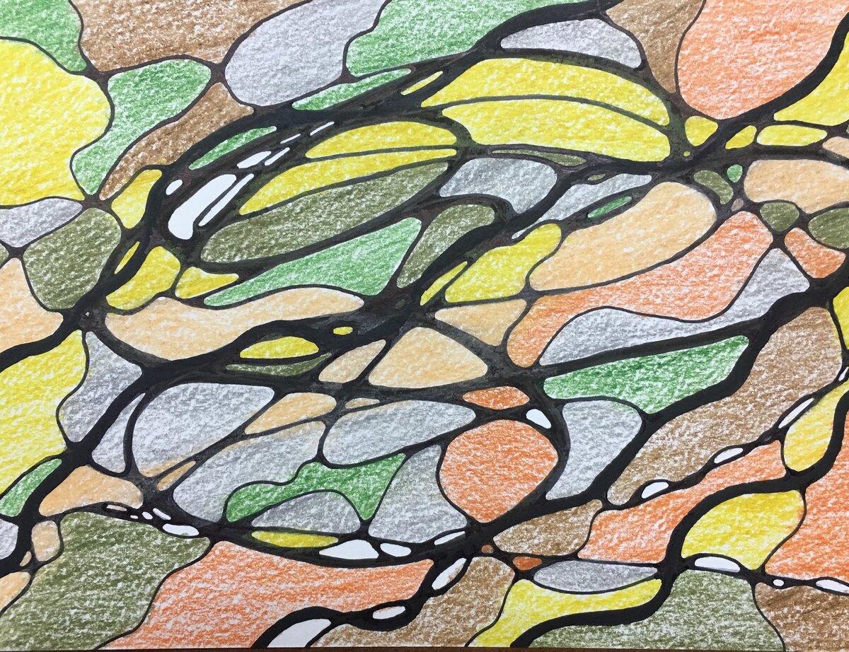 Базовый алгоритм АСО2. Рисунок клиента. Фото из личного архива.