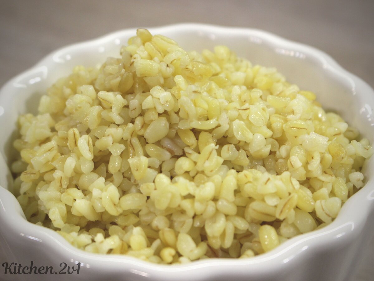 Готовый к употреблению булгур.