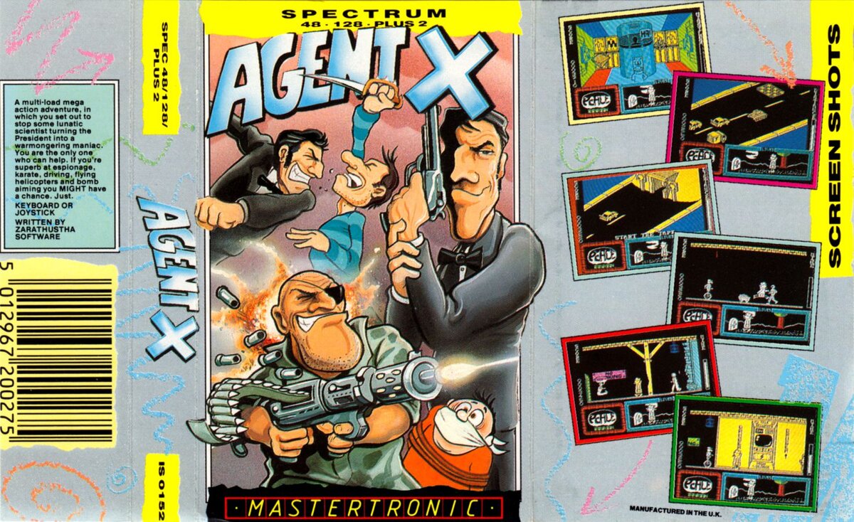 8. AGENT - X | 500 игр ZX Spectrum | Дзен