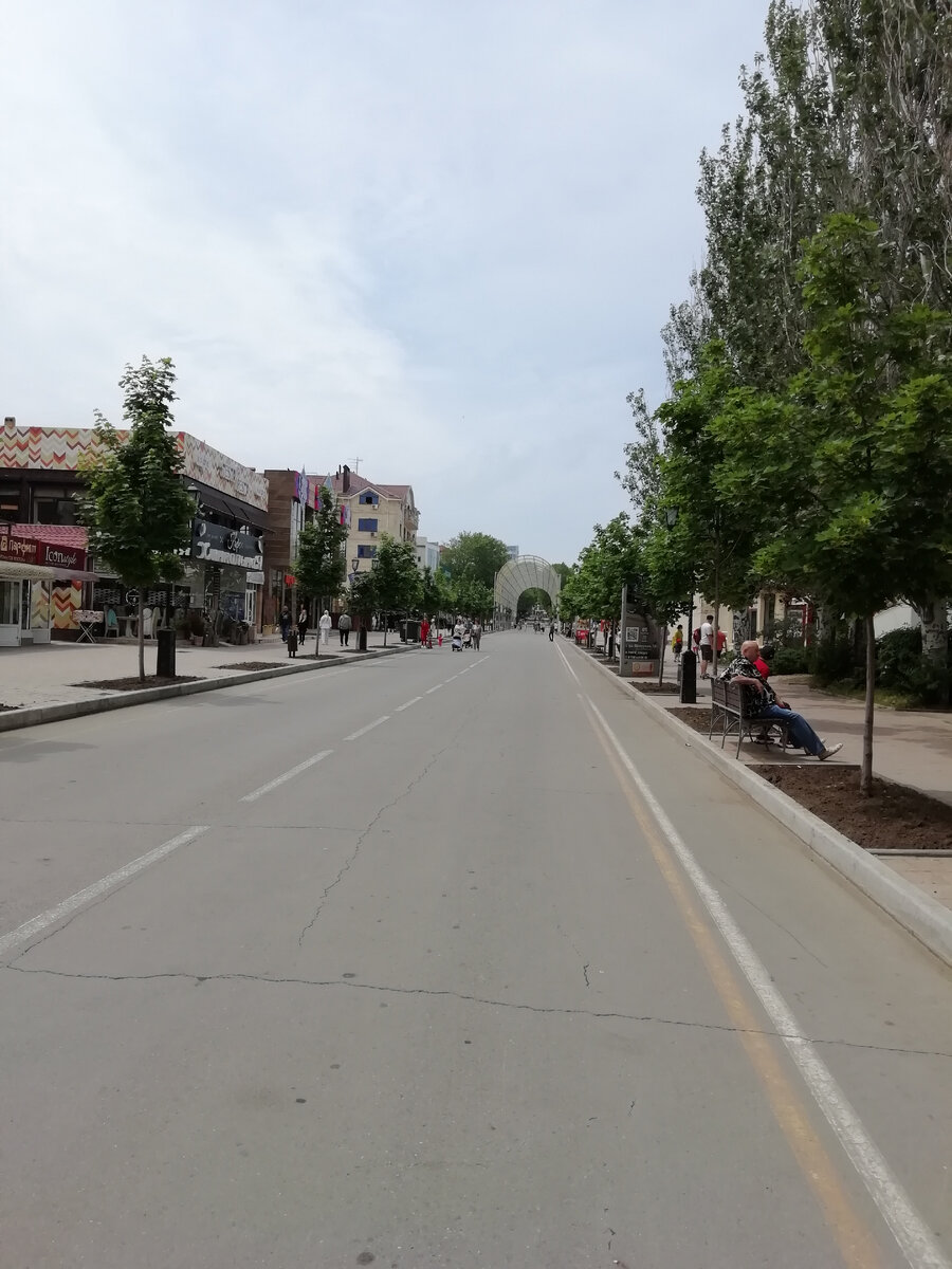 Фото из личного архива.  Анапа, Ул. Горького. 