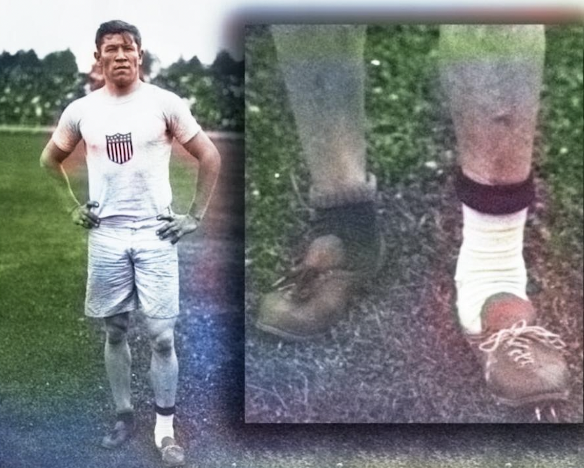 Джим Торп и его туфли разного размера